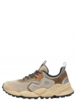 Flower Mountain Kotetsu Sneakers Herren Grau Beige | XBJ2990XO