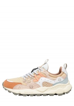 Flower Mountain Yamano 3 Sneakers Damen Rosa Beige | OXP157ZH