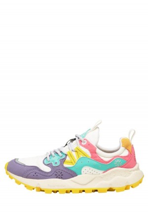 Flower Mountain Yamano 3 Sneakers Damen Lila Weiß | VXK9157JN