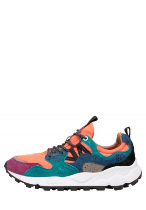 Flower Mountain Yamano 3 Uni Sneakers Damen Orange Lila | PLL5937TF