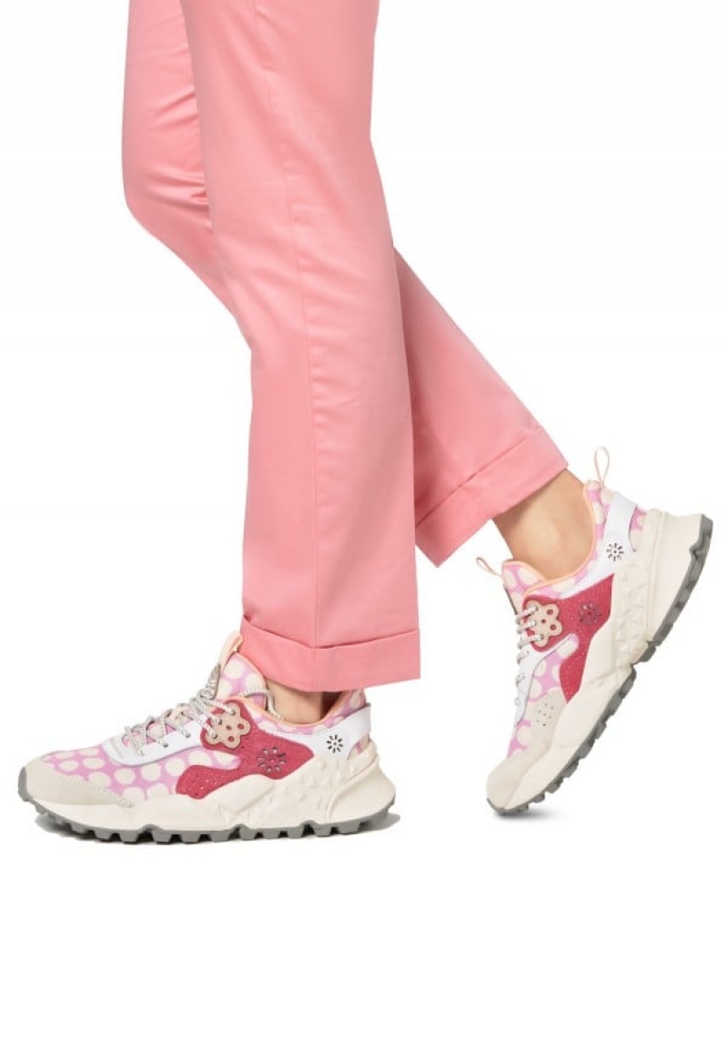 Flower Mountain Kotetsu Sneakers Damen Rosa Fuchsie | OHU4081HB