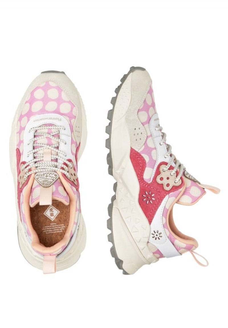 Flower Mountain Kotetsu Sneakers Damen Rosa Fuchsie | OHU4081HB