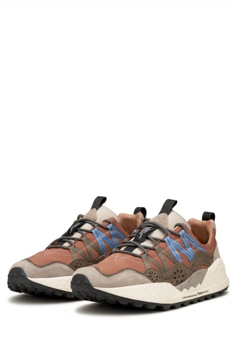 Flower Mountain Washi Sneakers Herren Braun Grau | GIG4849ST