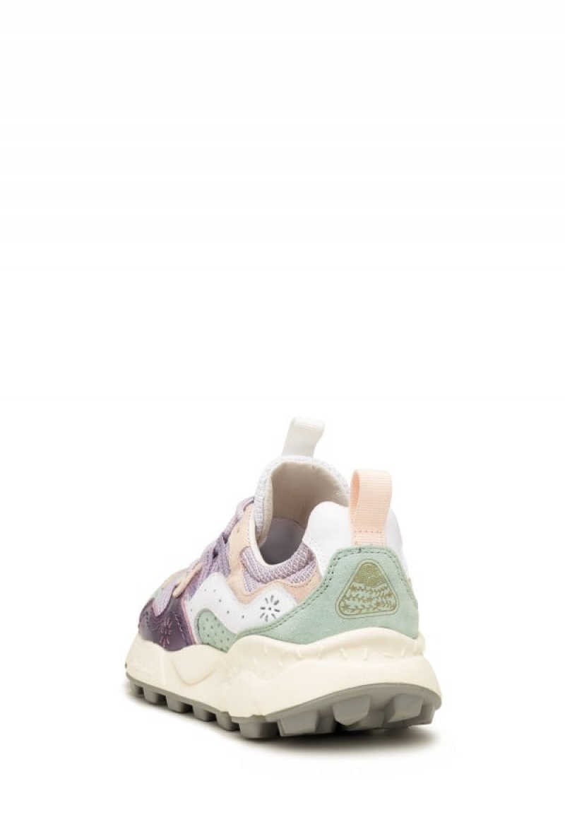 Flower Mountain Yamano 3 Sneakers Damen Lila Türkis | HZM6297VN