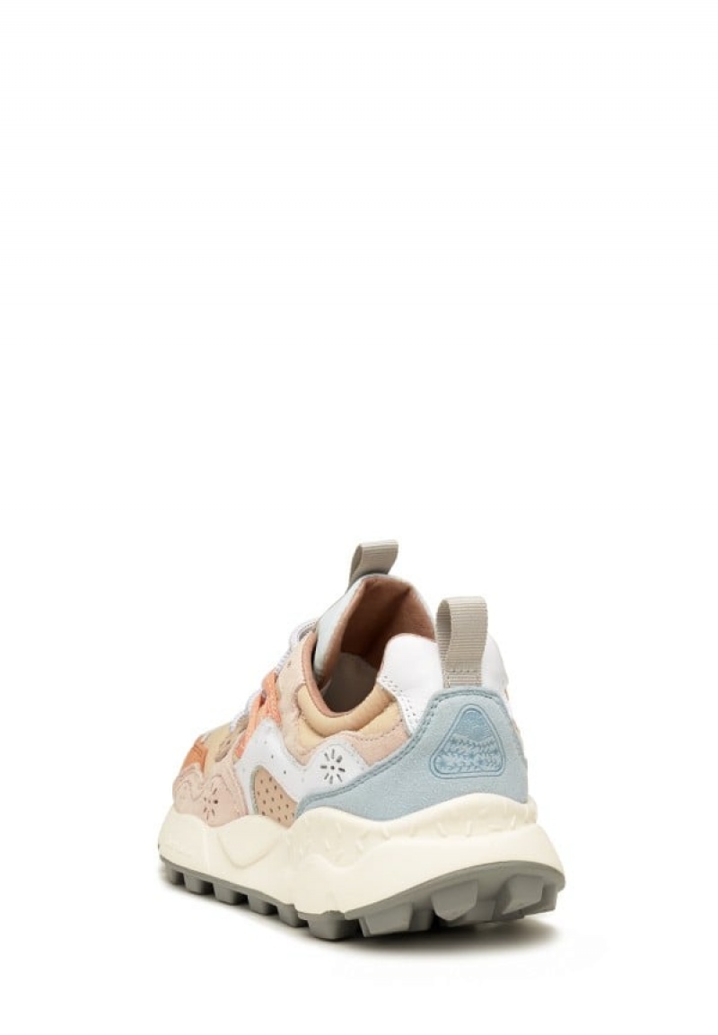 Flower Mountain Yamano 3 Sneakers Damen Rosa Beige | OXP157ZH