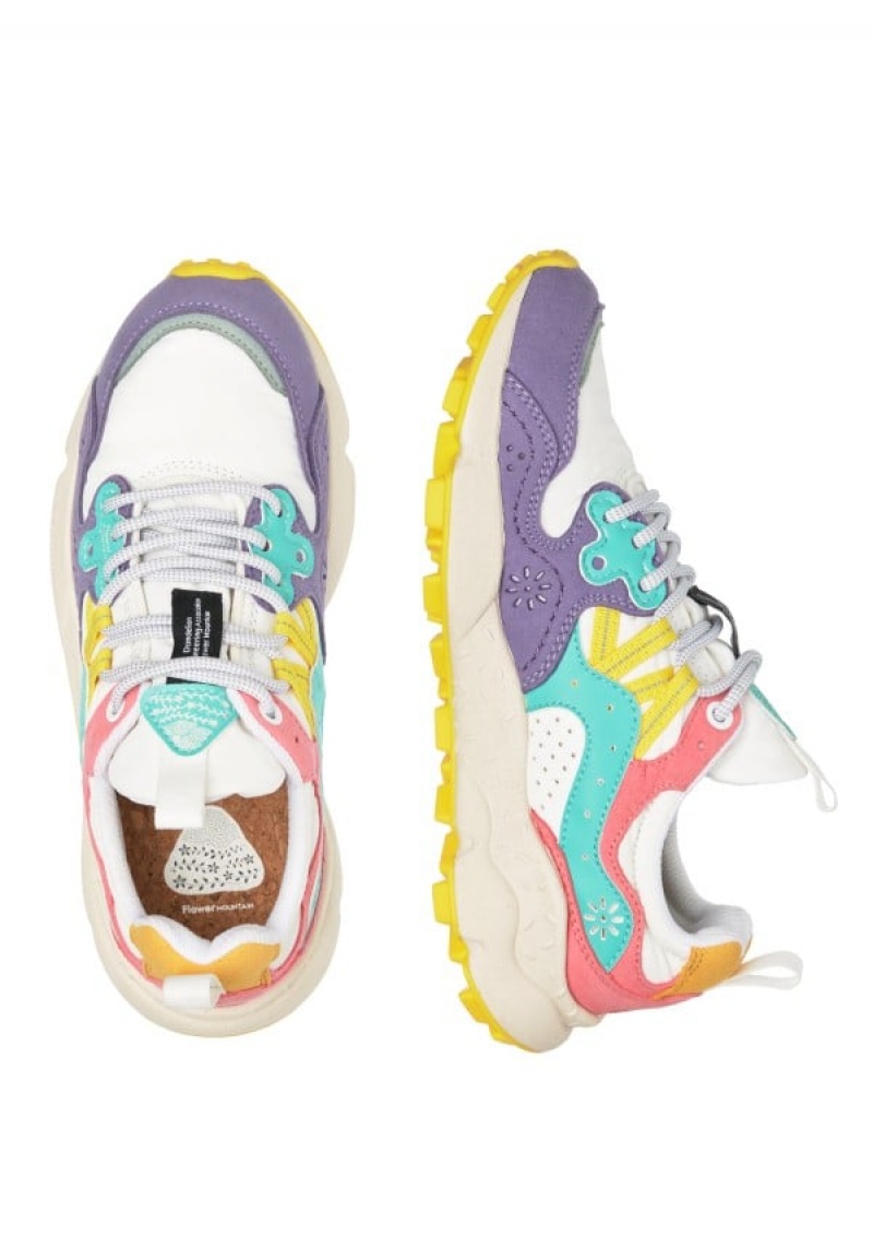 Flower Mountain Yamano 3 Sneakers Damen Lila Weiß | VXK9157JN