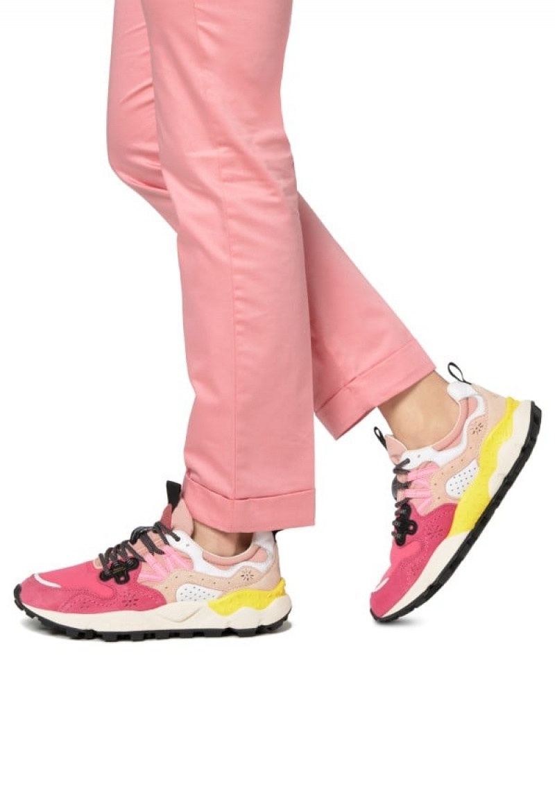 Flower Mountain Yamano 3 Sneakers Damen Fuchsie | AYR9229MP