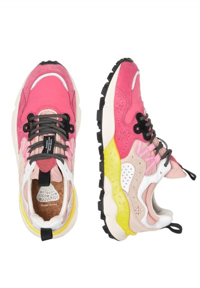 Flower Mountain Yamano 3 Sneakers Damen Fuchsie | AYR9229MP