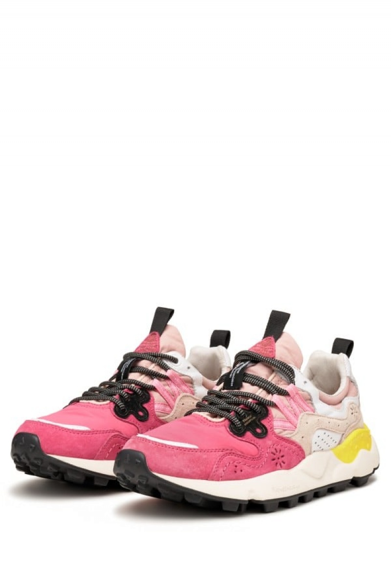 Flower Mountain Yamano 3 Sneakers Damen Fuchsie | AYR9229MP