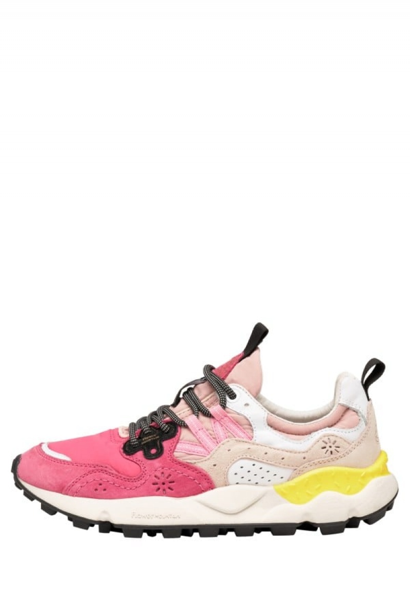 Flower Mountain Yamano 3 Sneakers Damen Fuchsie | AYR9229MP