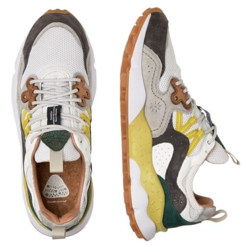 Flower Mountain Yamano 3 Sneakers Herren Weiß | REP486UJ