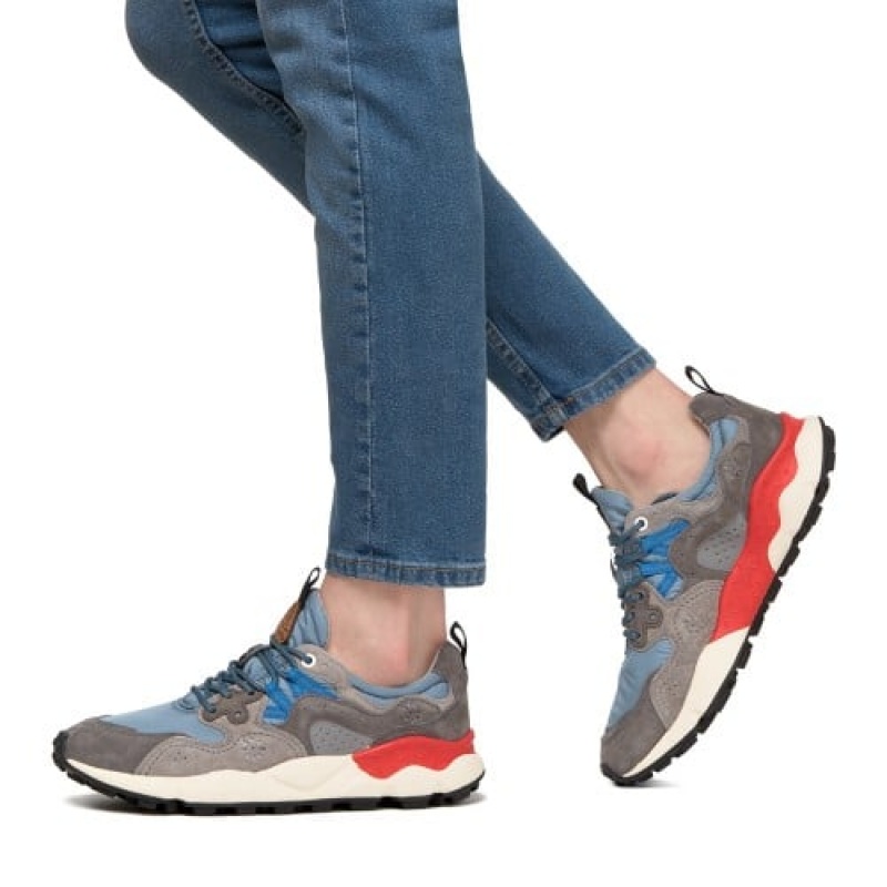 Flower Mountain Yamano 3 Sneakers Herren Grau | NOY610MN