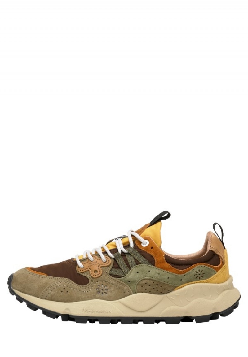 Flower Mountain Yamano 3 Sneakers Herren Braun Grau | OBW6986JM