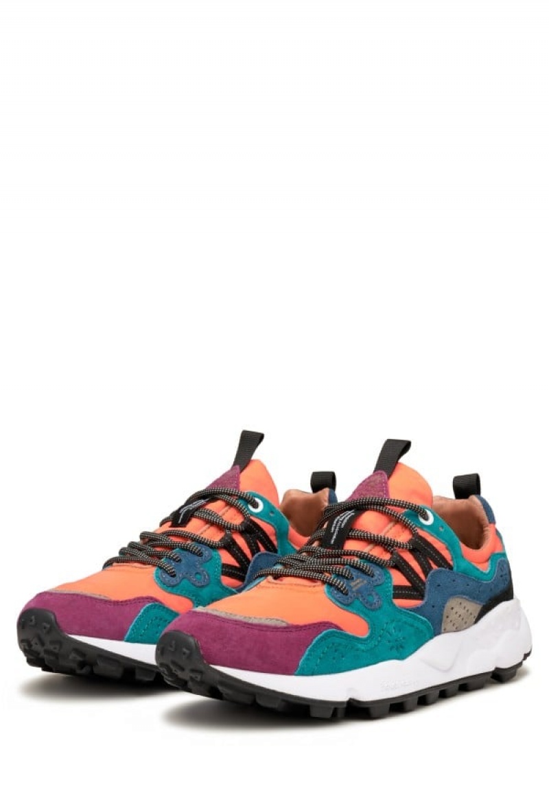 Flower Mountain Yamano 3 Uni Sneakers Herren Orange Lila | YXM3911UO